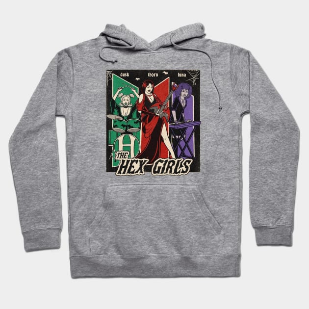 hex girls band Hoodie by tostsandstudio